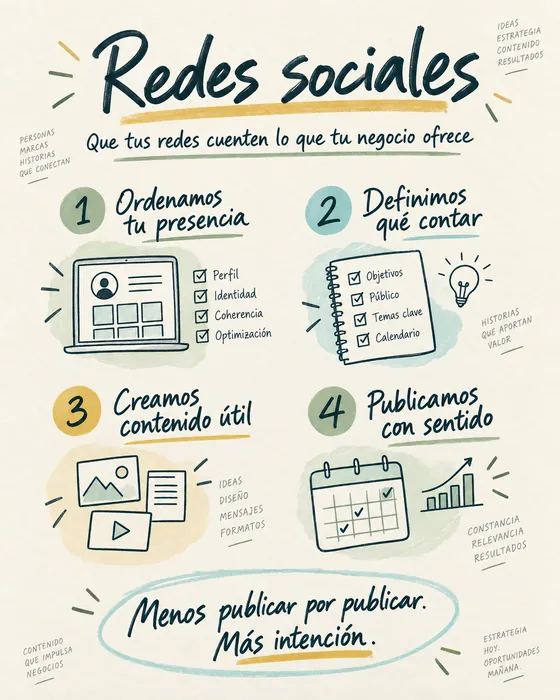 Redes sociales: qué incluye, en una infografía.